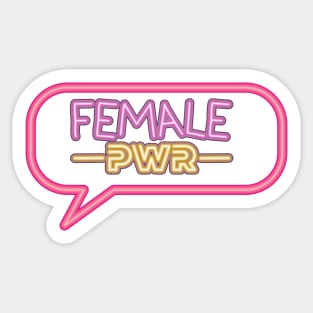 Feminist Power Sticker